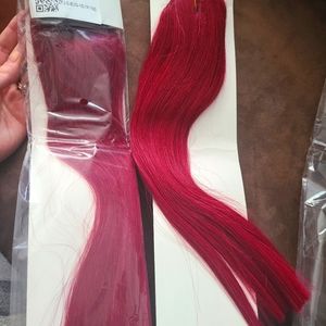 100% human hair clip in extensions